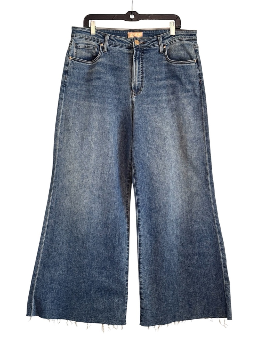 KUT Ryan Fab Ab Super Wide Leg High Rise Jeans